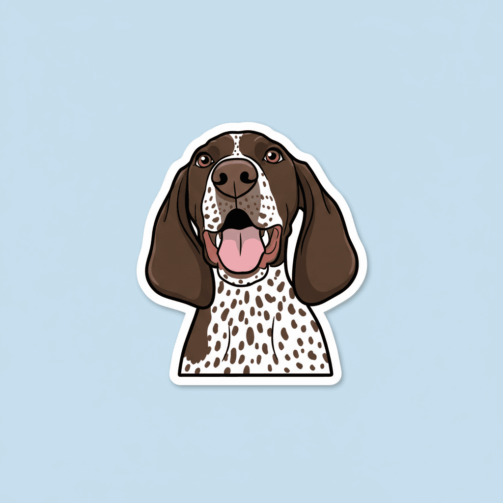 Cartoon pet sticker example