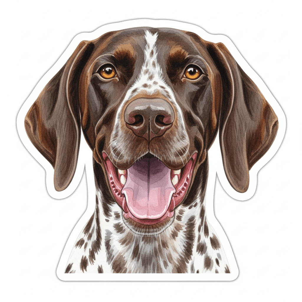 Scout Watercolor sticker